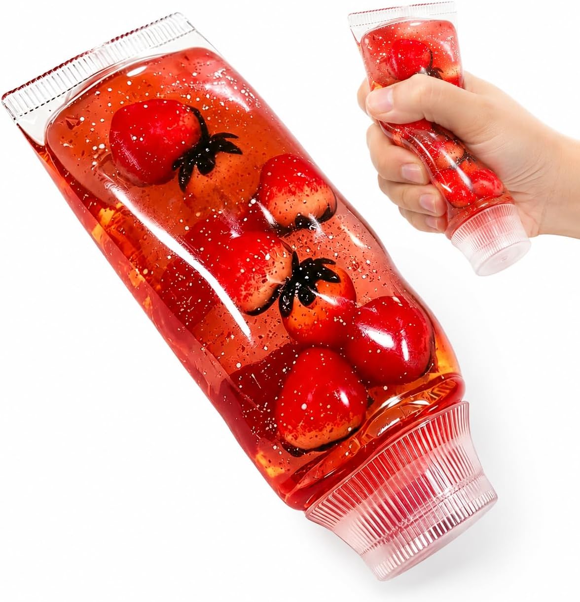 Strawberry Toothpaste Squishy, Fruity Squeeze Fidget