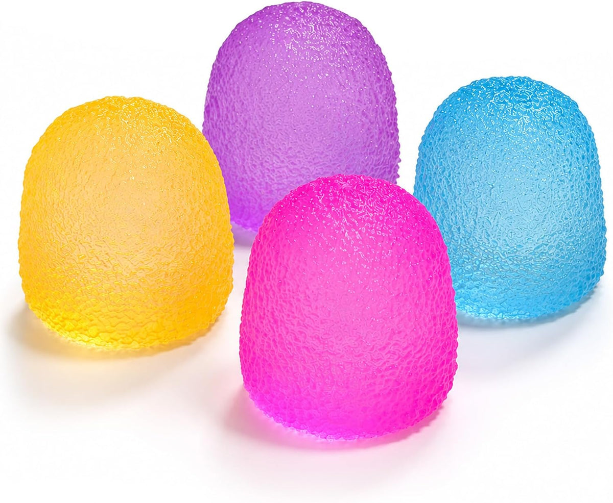 Kawaii Gumdrop Candy Squishy 4 Pack Mini Squeeze Balls
