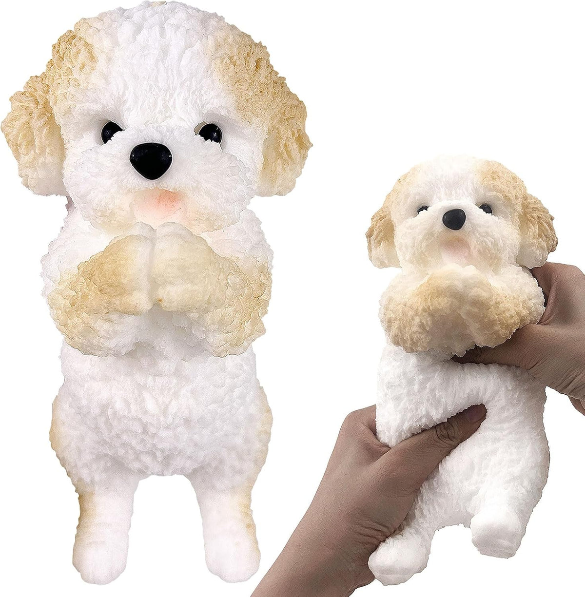 Standing Dog Squishy Cream Teddy Puppy Slow Rising Toy