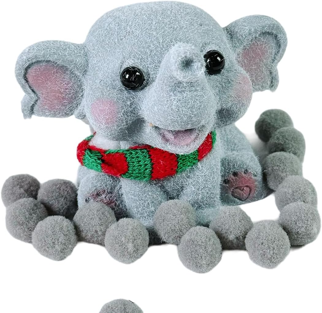 Jumbo Elephant Squishy Fuzzy Soft Squeeze Slow Rising Toy