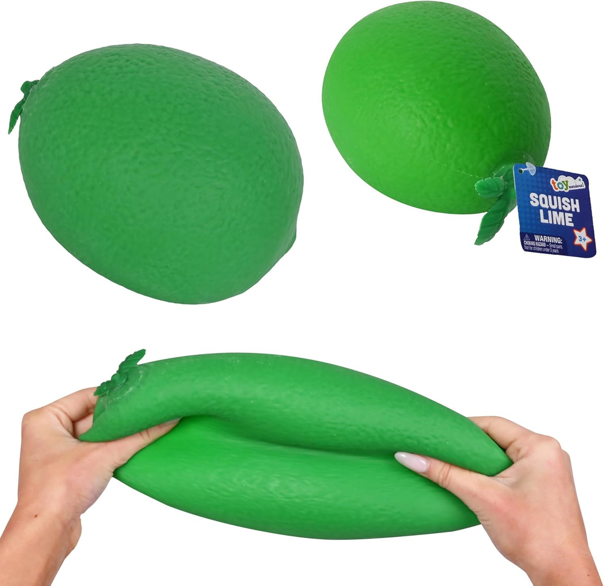 Jumbo Lime Squishy Slow Rising Stress Relief Fruit Toy