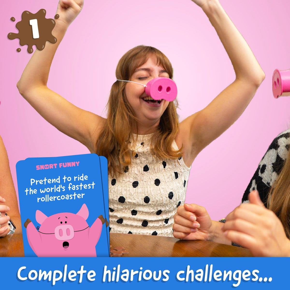 Snort you laugh you lose party game gift