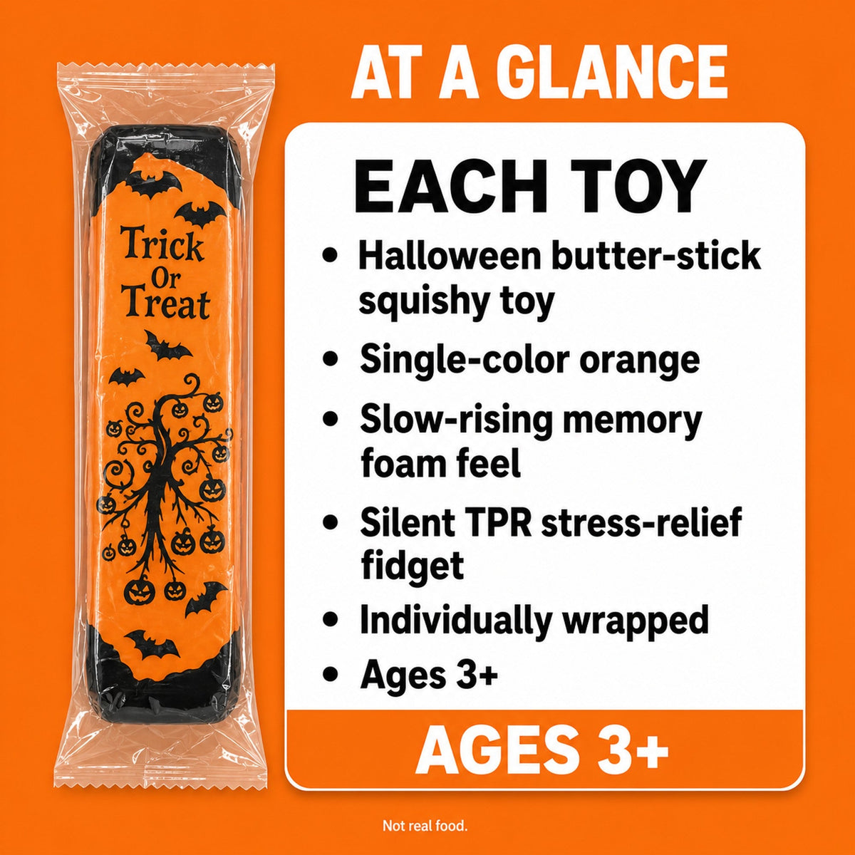 Halloween butter squishy specifications