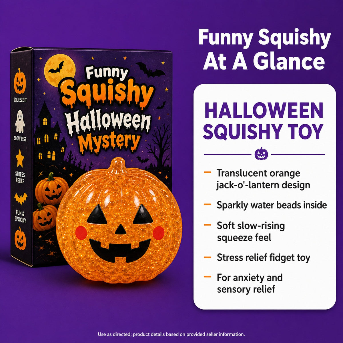 Pumpkin squishy at a glance
