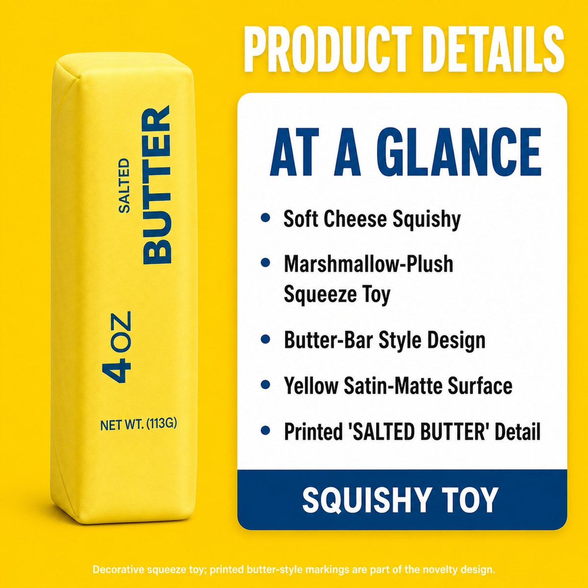 Soft Cheese Squishy spec