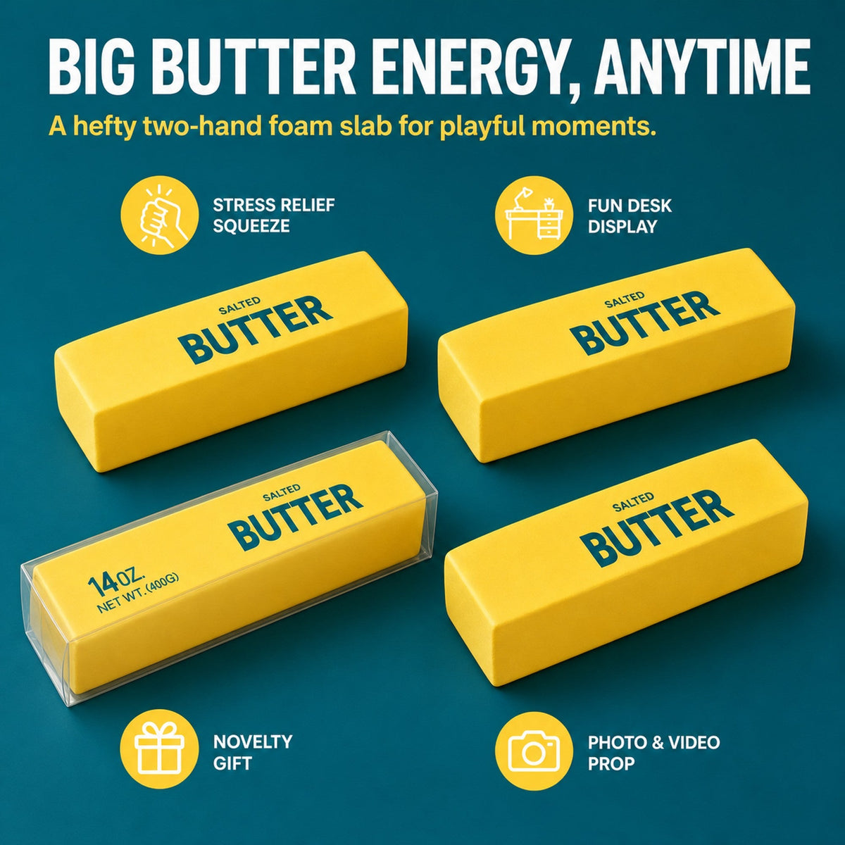Giant Butter Squishy lifestyle