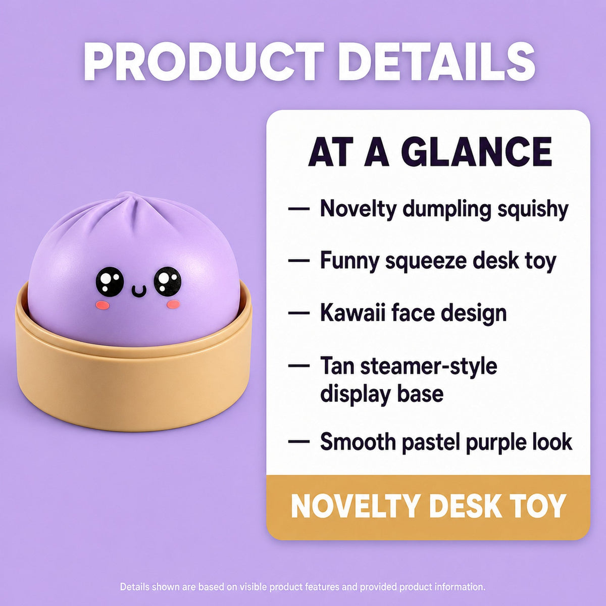 Novelty Dumpling Squishy spec