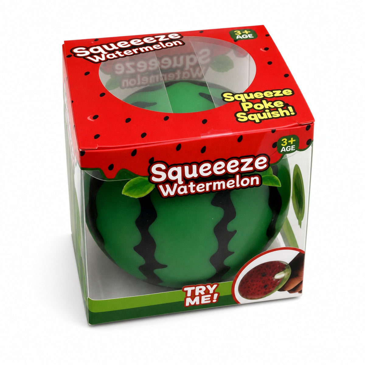 Watermelon Squishy — Fluid-Filled Realistic Fruit Slow-Rising Stress Ball