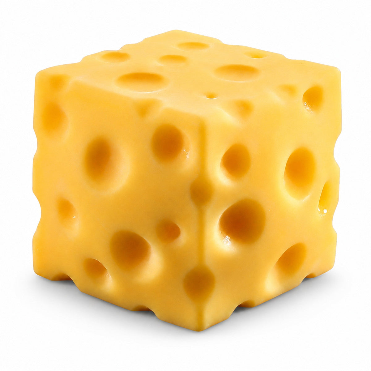 Cheese Block Squishy, Soft Squeezable Calm-Down Toy