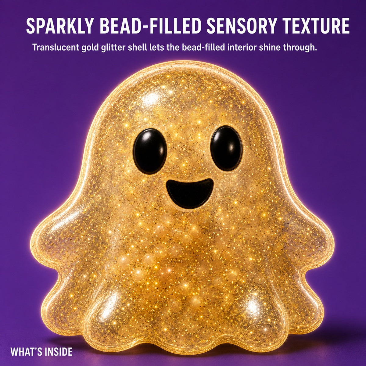 Skull squishy bead-filled inside