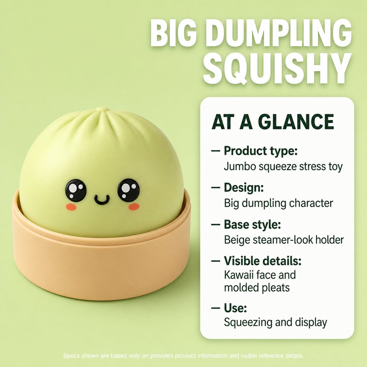 Big Dumpling Squishy spec