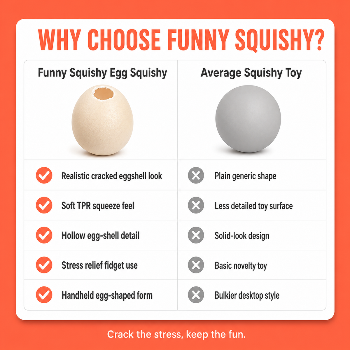 Egg Squishy – held in hand to show its size