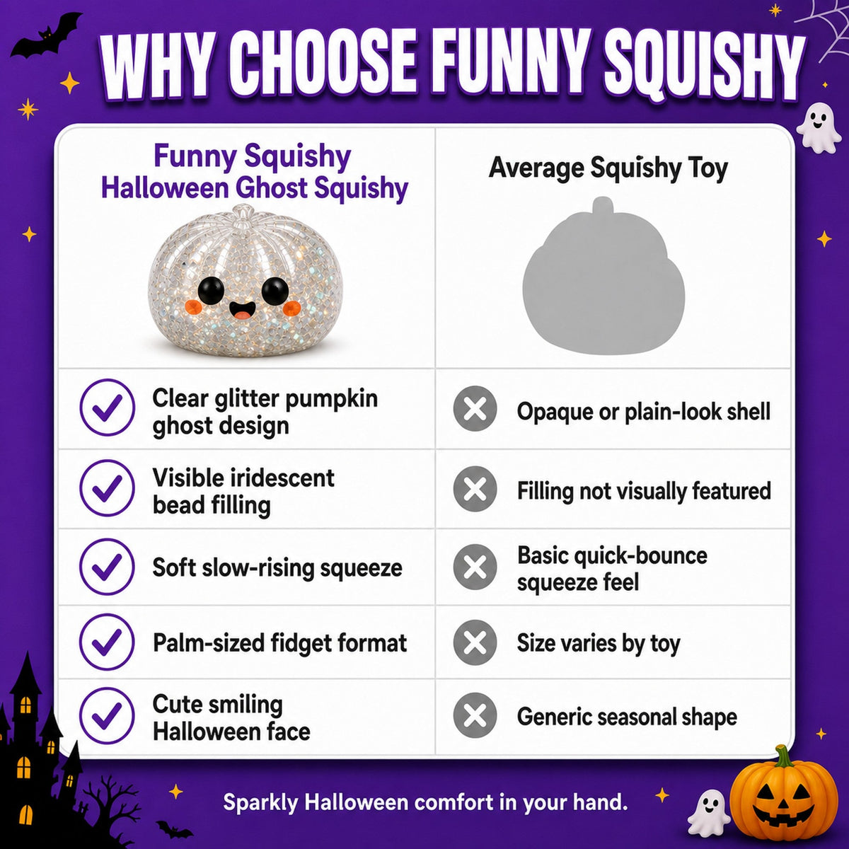 Halloween ghost squishy lifestyle