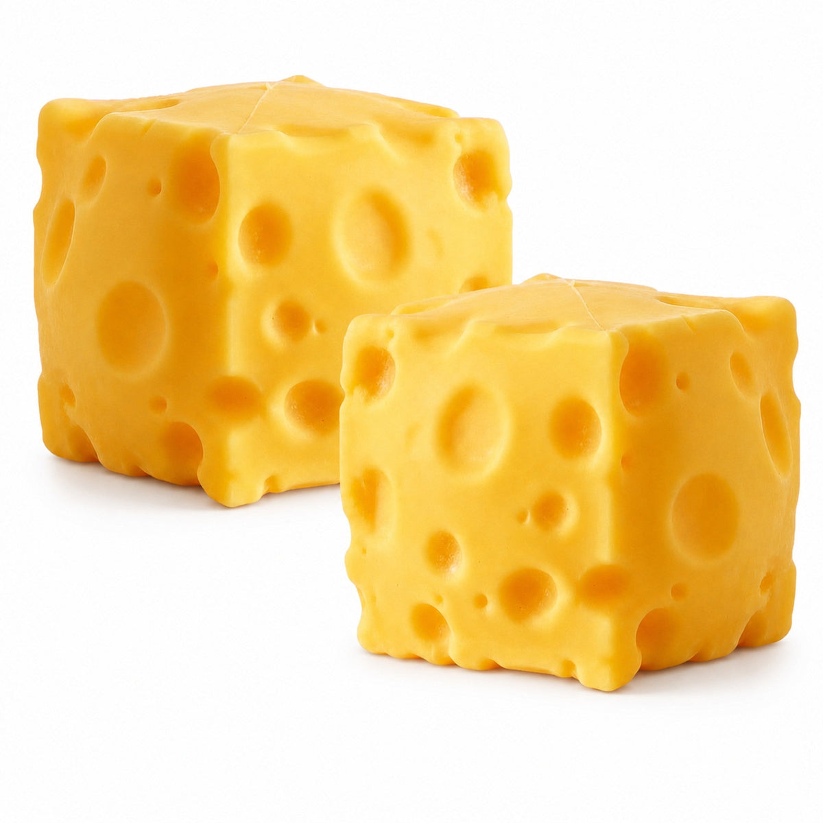 2 Pack Cheese Squishy, One for Home, One for Work