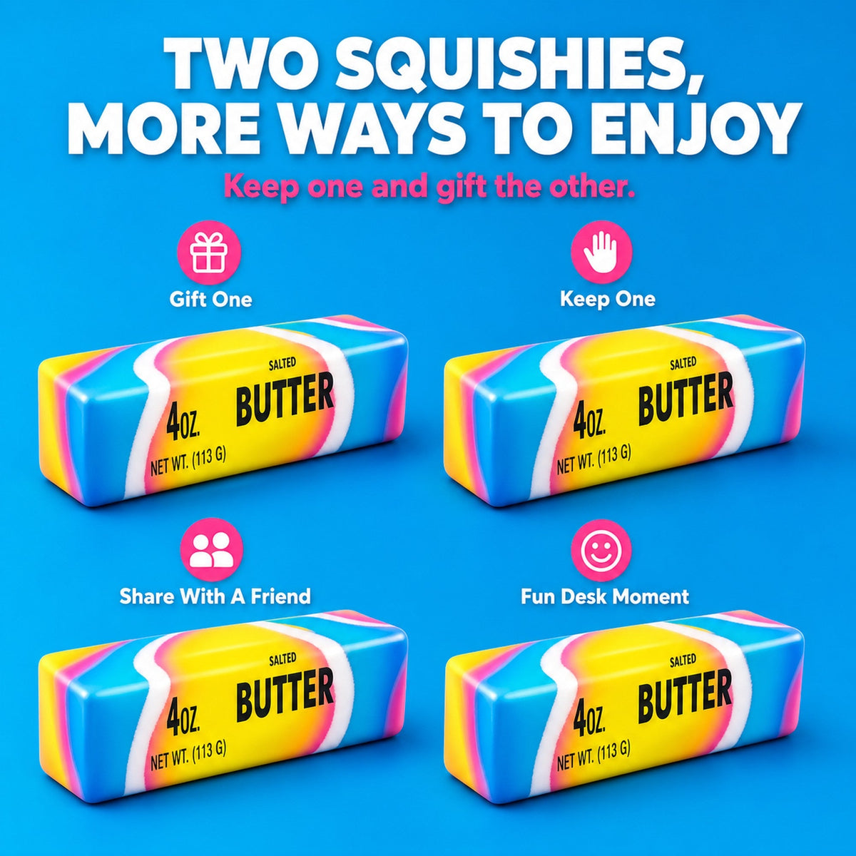 2 Pack Butter Squishy lifestyle