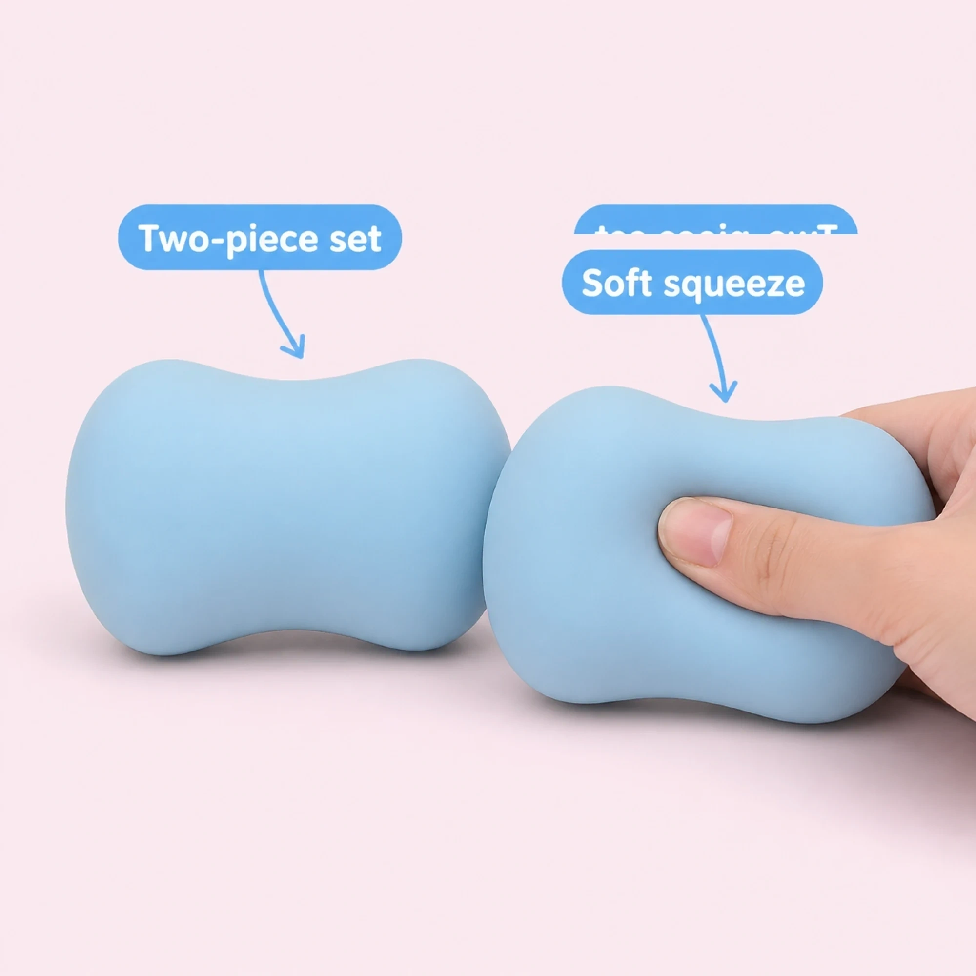 Blue Soap Squishy 2 Pack Slow Rising Squishy Stress Balls — alternate view