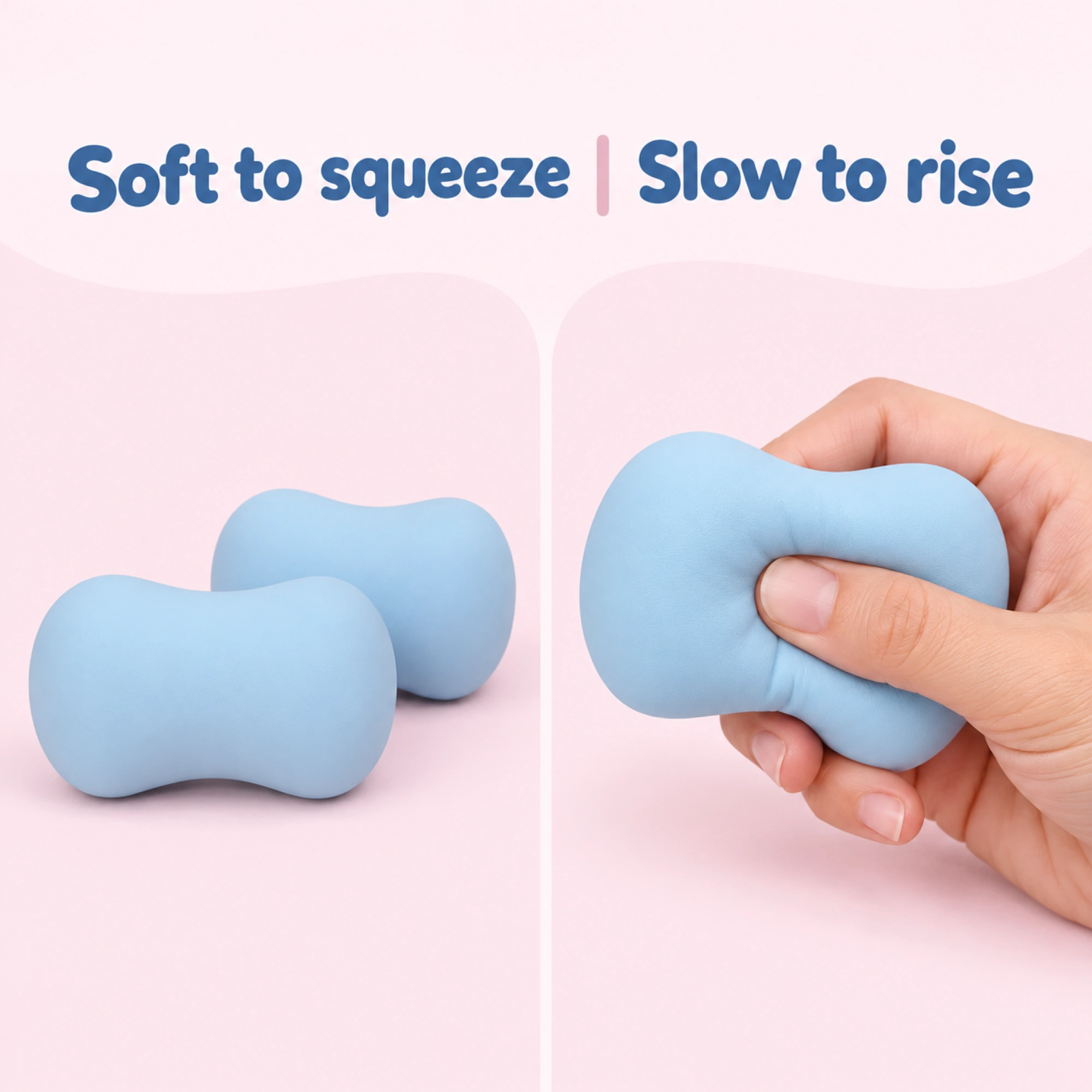 Blue Soap Squishy 2 Pack Slow Rising Squishy Stress Balls — comparison