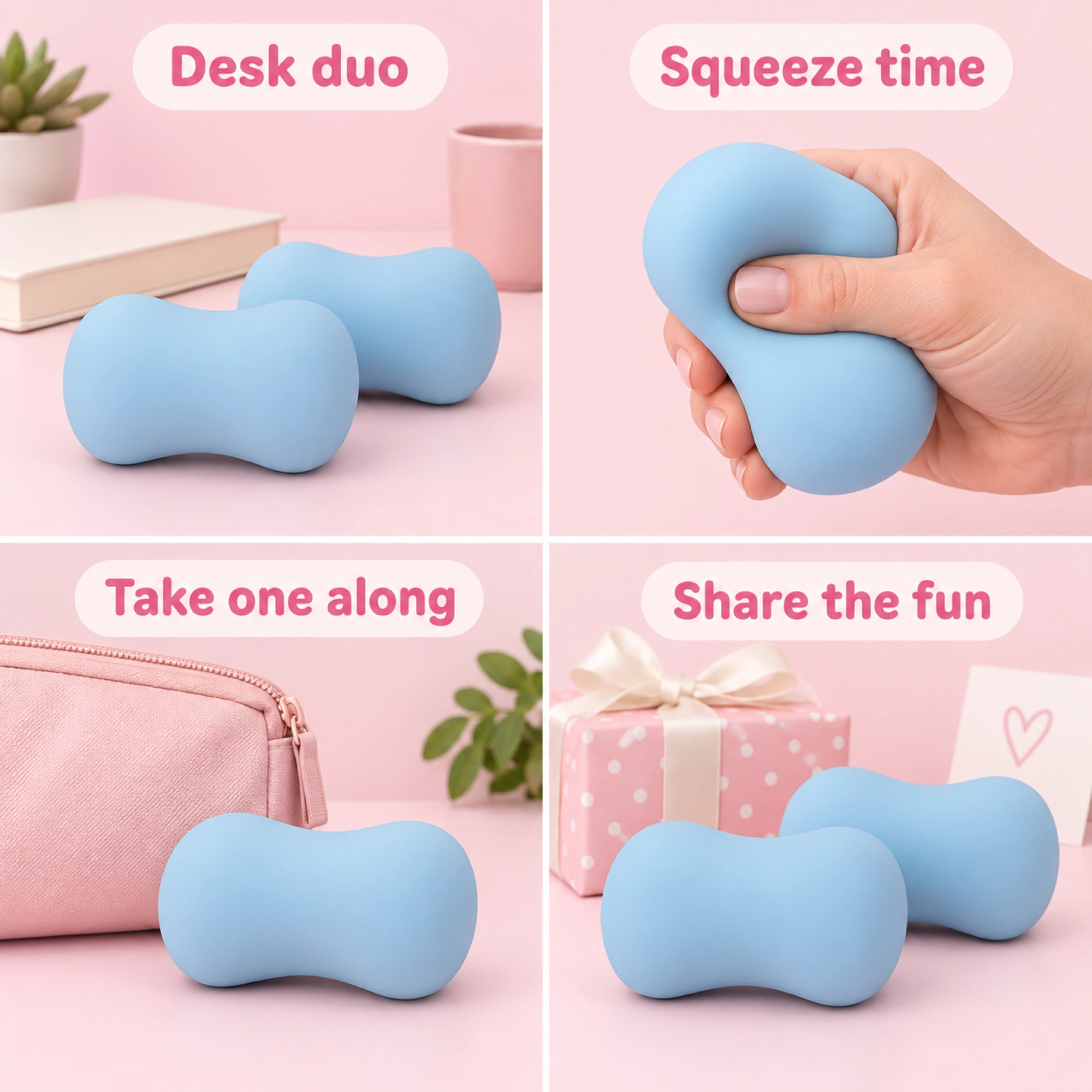 Blue Soap Squishy 2 Pack Slow Rising Squishy Stress Balls — lifestyle