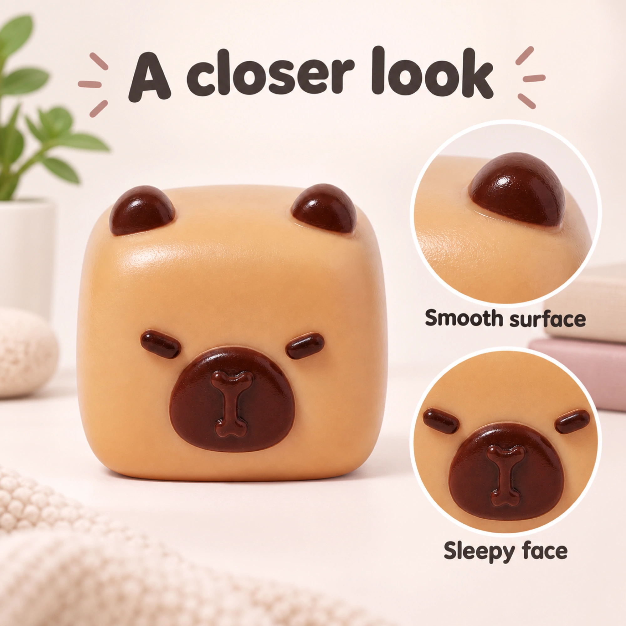 Capybara cube squishy — inside