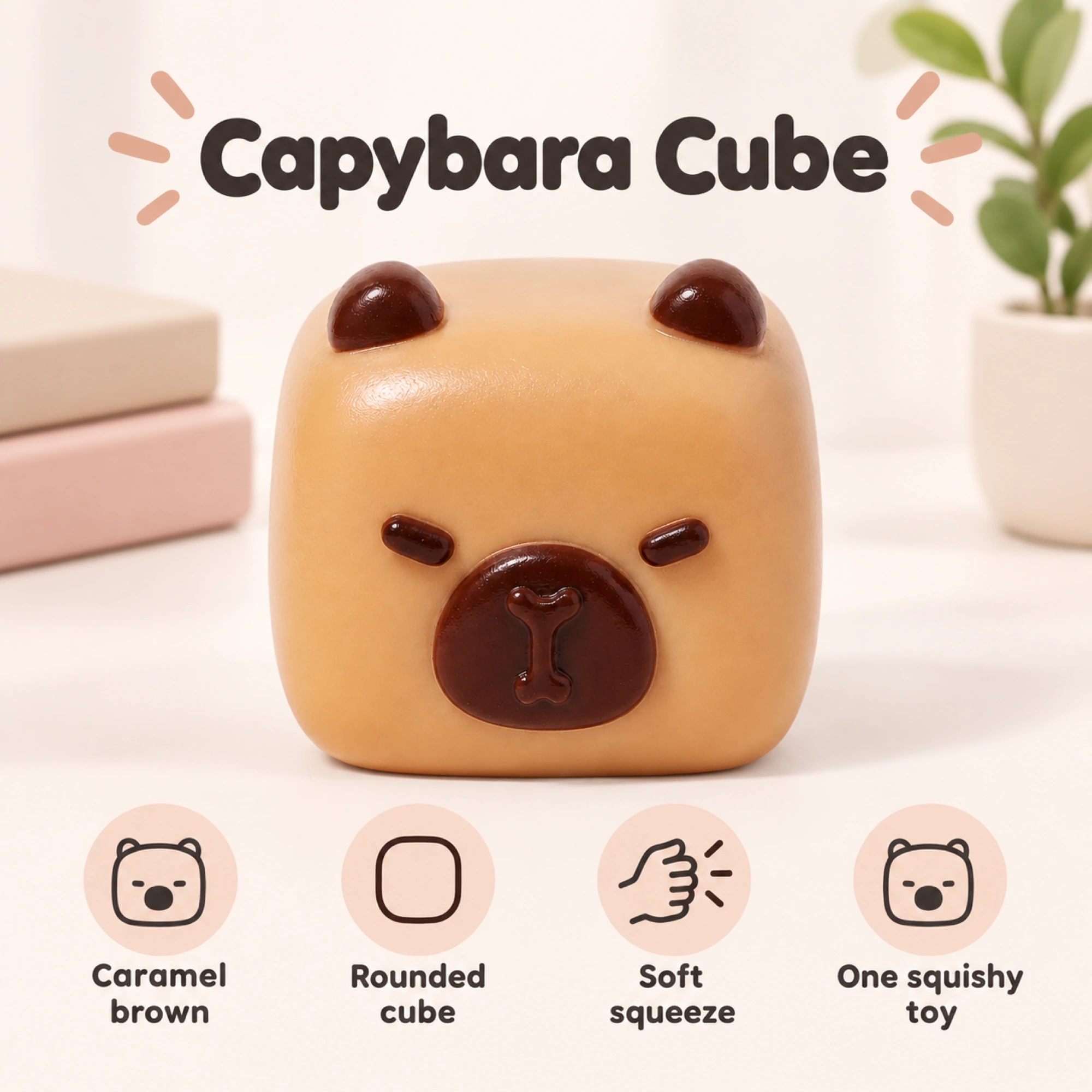 Capybara cube squishy — spec