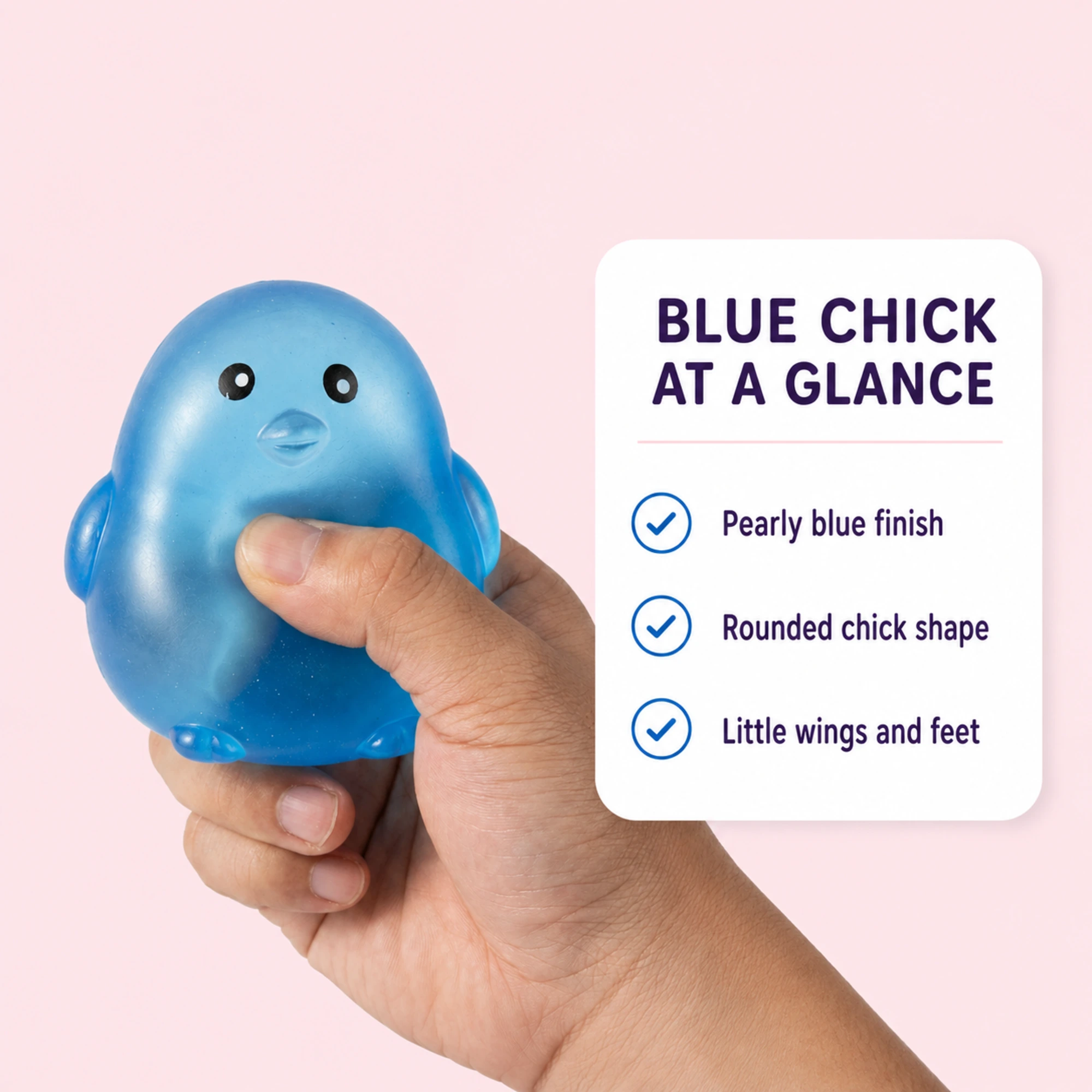 Blue chick squishy spec
