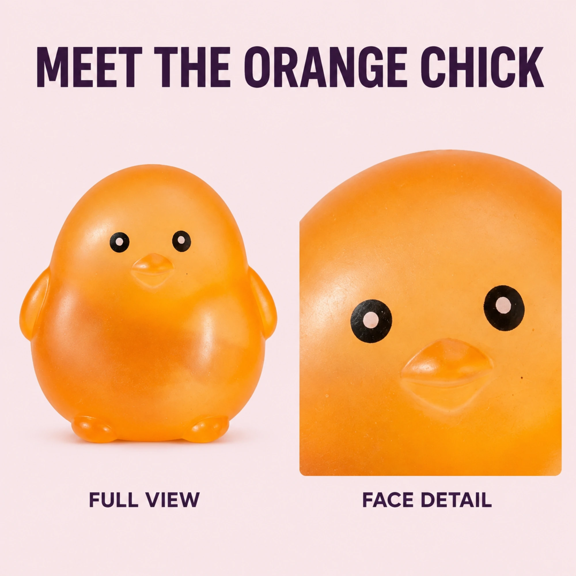 Orange chick squishy contents