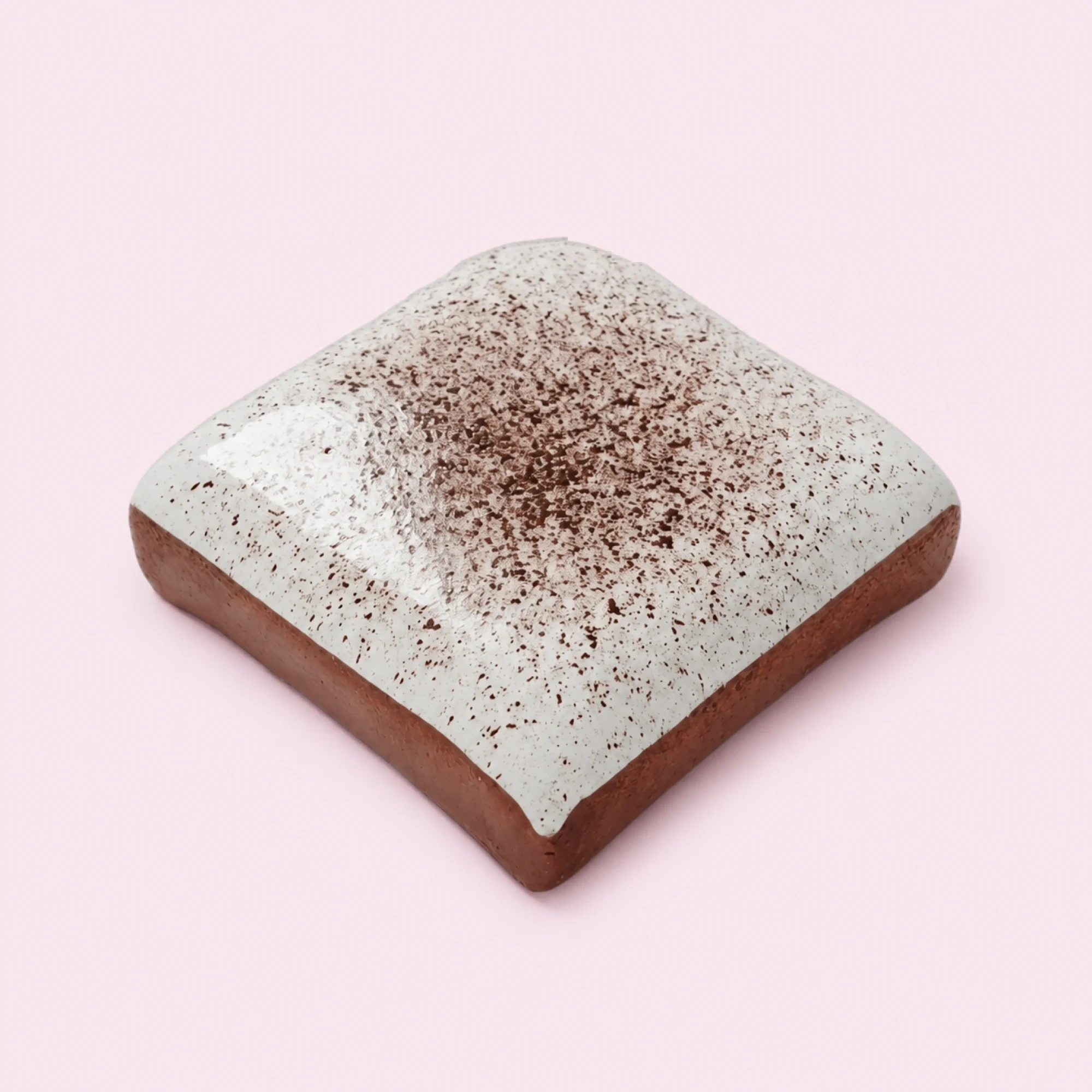 Cocoa Dusted Brownie Chocolate Squishy Slow Rising Toy — alternate view