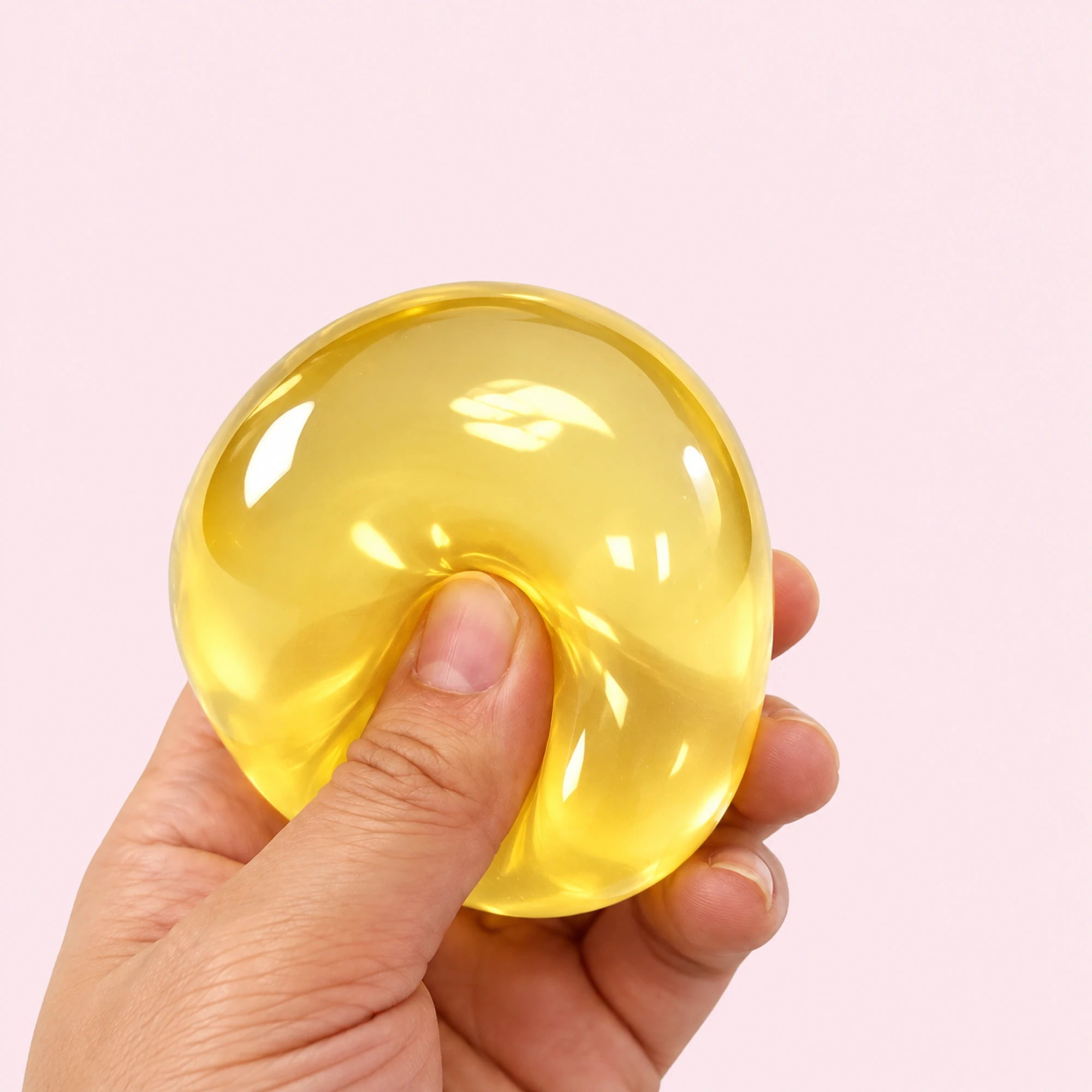 Scented Coconut Oil Squishy, Soft Tropical Squeeze