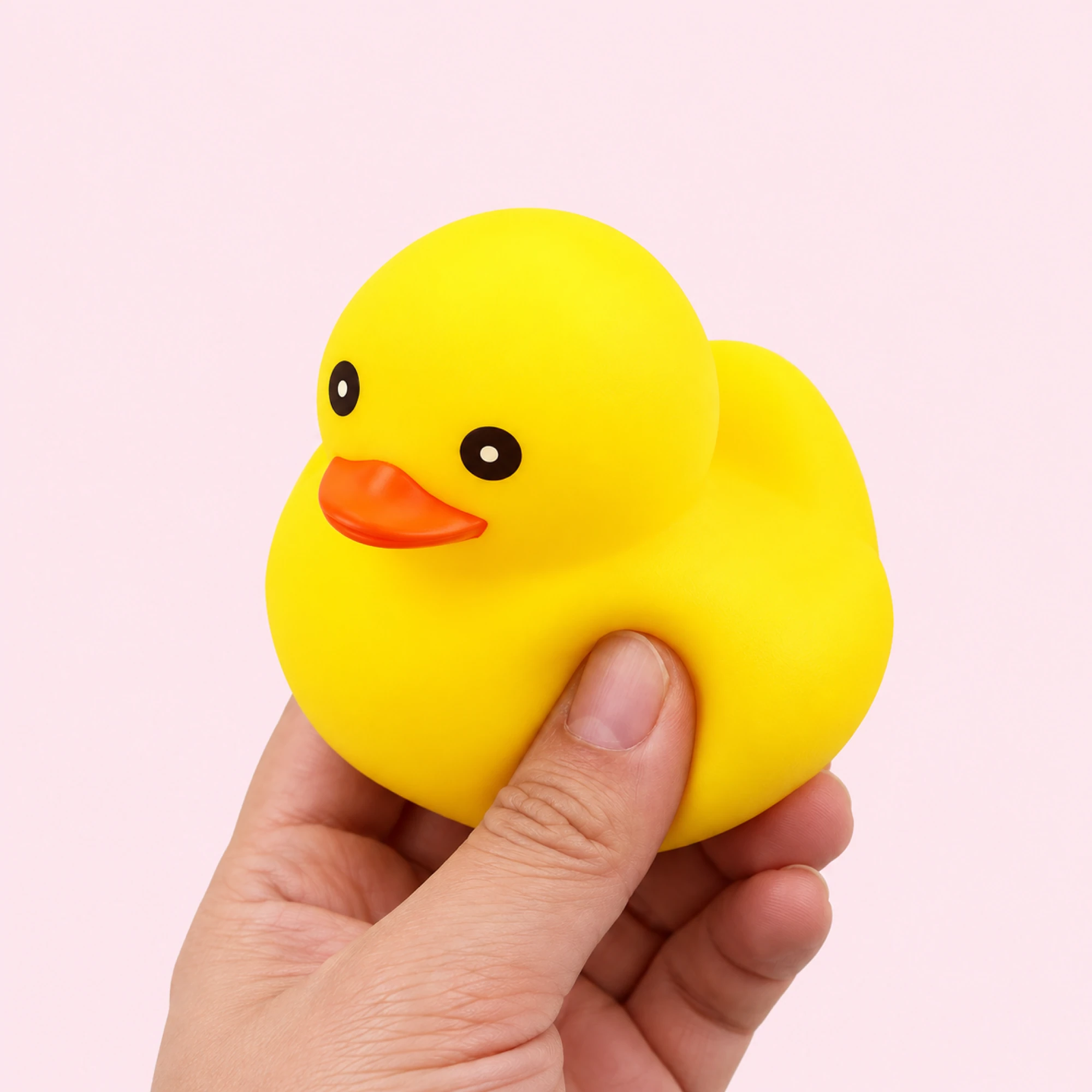 Squishy Jumbo Duck, giocattolo antistress gigante da spremere a due mani