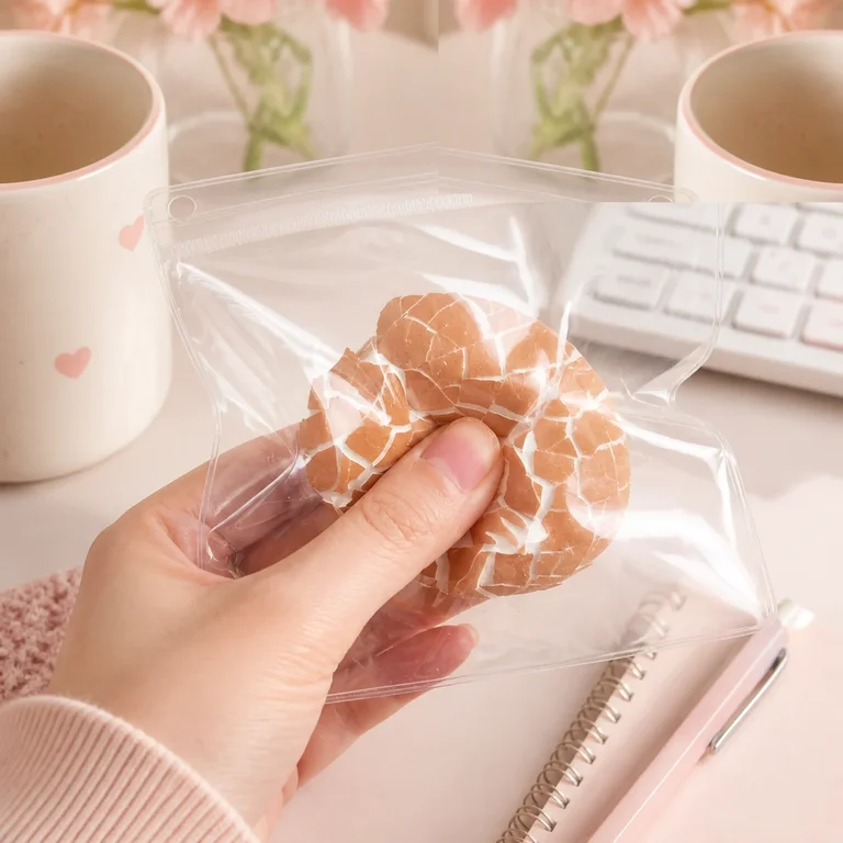 Children engaging in calm hands-on sensory exploration with mini squishies
