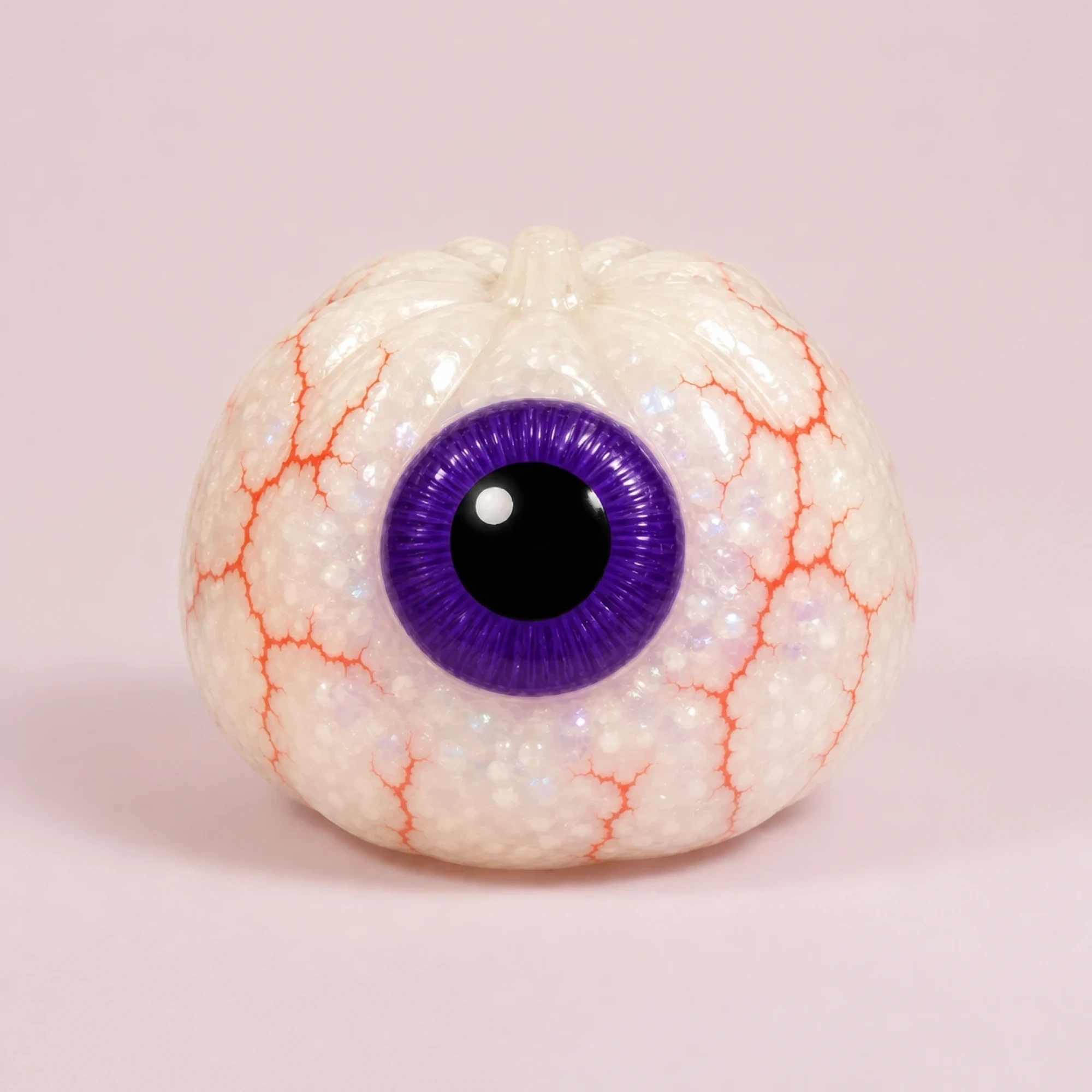 Bloodshot Eyeball Squishy Toy — Bead-Filled Eye Stress Ball — alternate view
