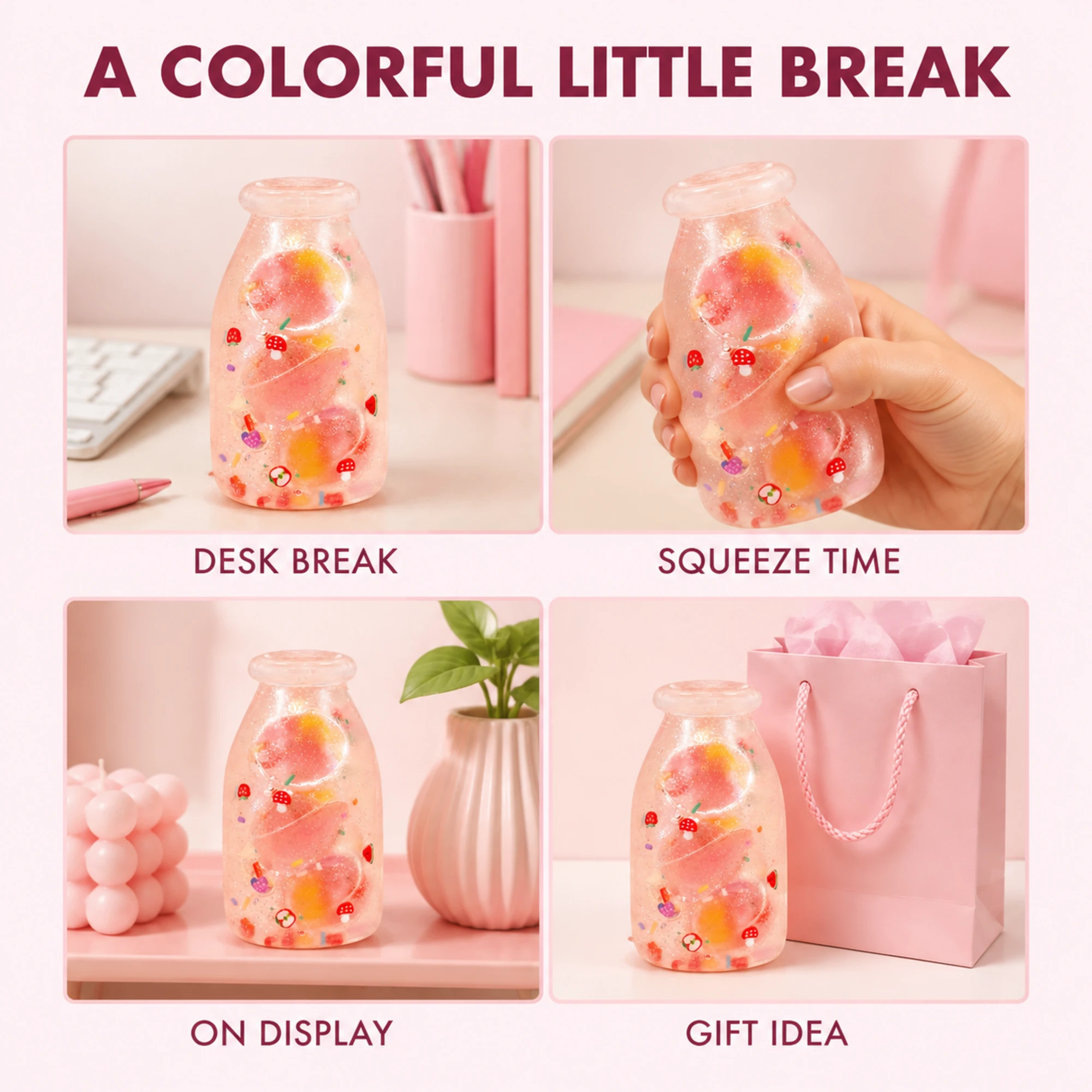 Fruit bottle squishy lifestyle
