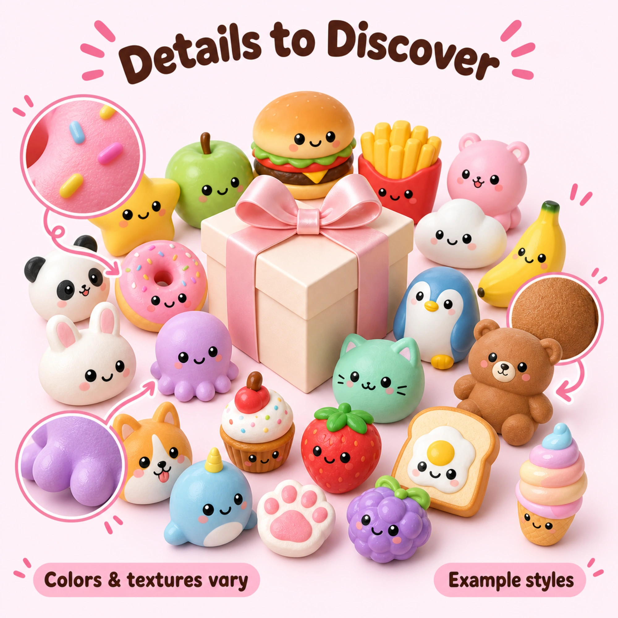 Party Surprise Squishy Mystery Box – 15+ Piece Assortment（写真3枚目）