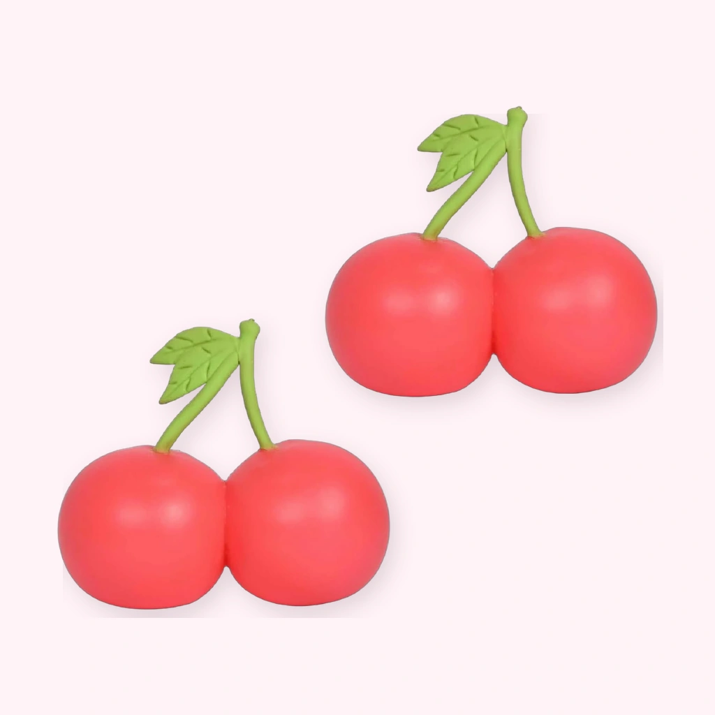 2 Pack Cherry Squishy Slow Rising Squeeze Sensory Toys