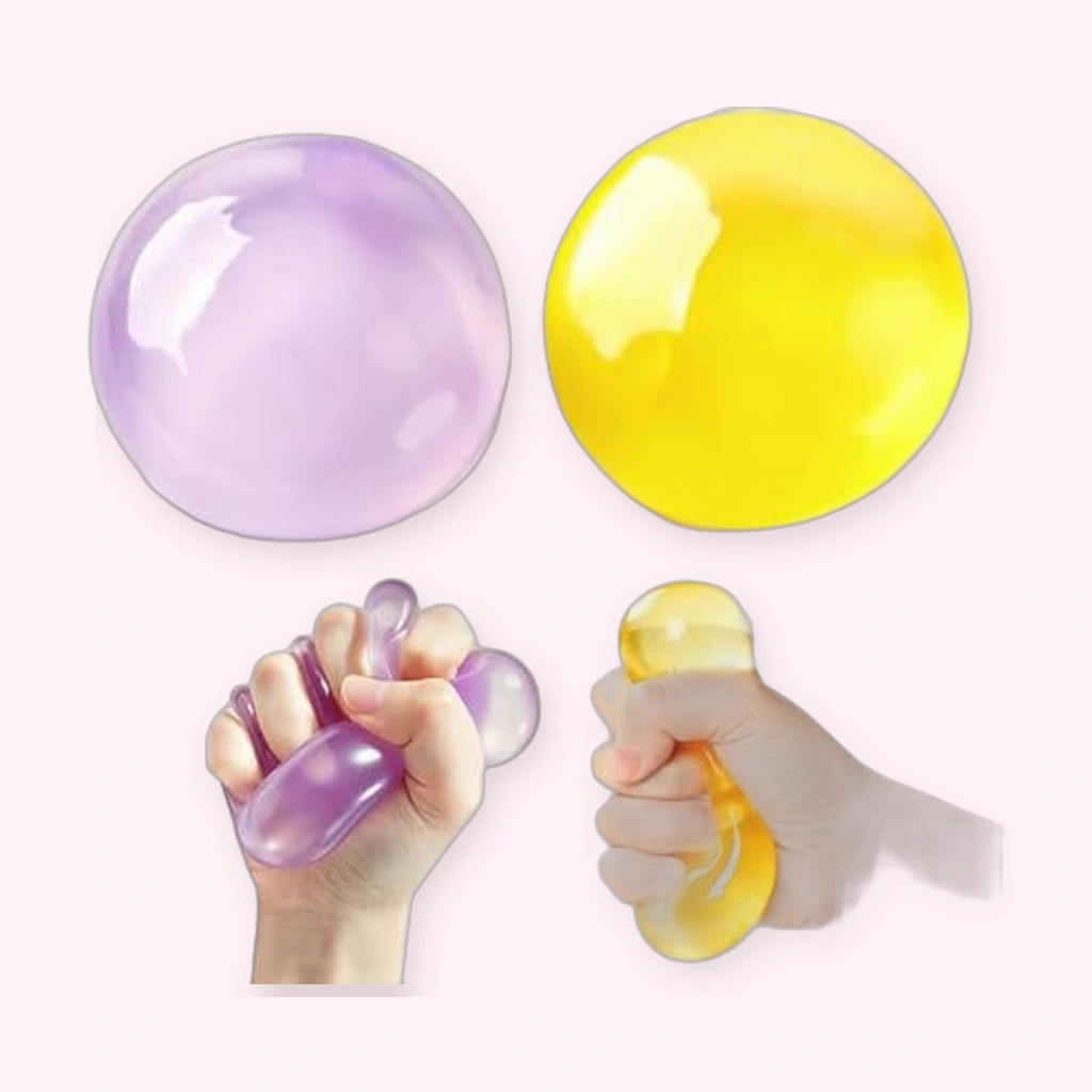 2 Pack Coconut Squishy Slow Rising Squeeze Stress Balls