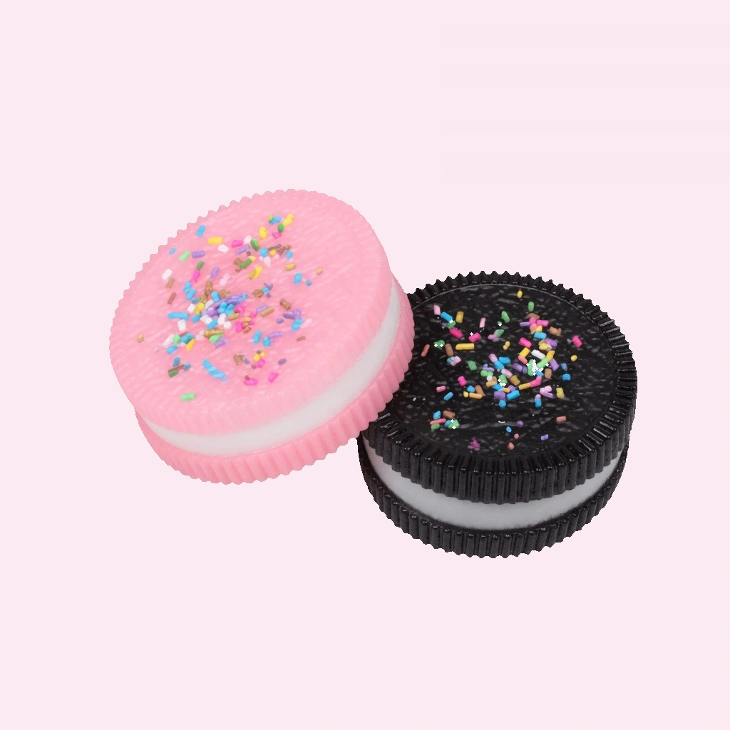 2 Pack Cookie Squishy Soft Sandwich Stress Relief Toy
