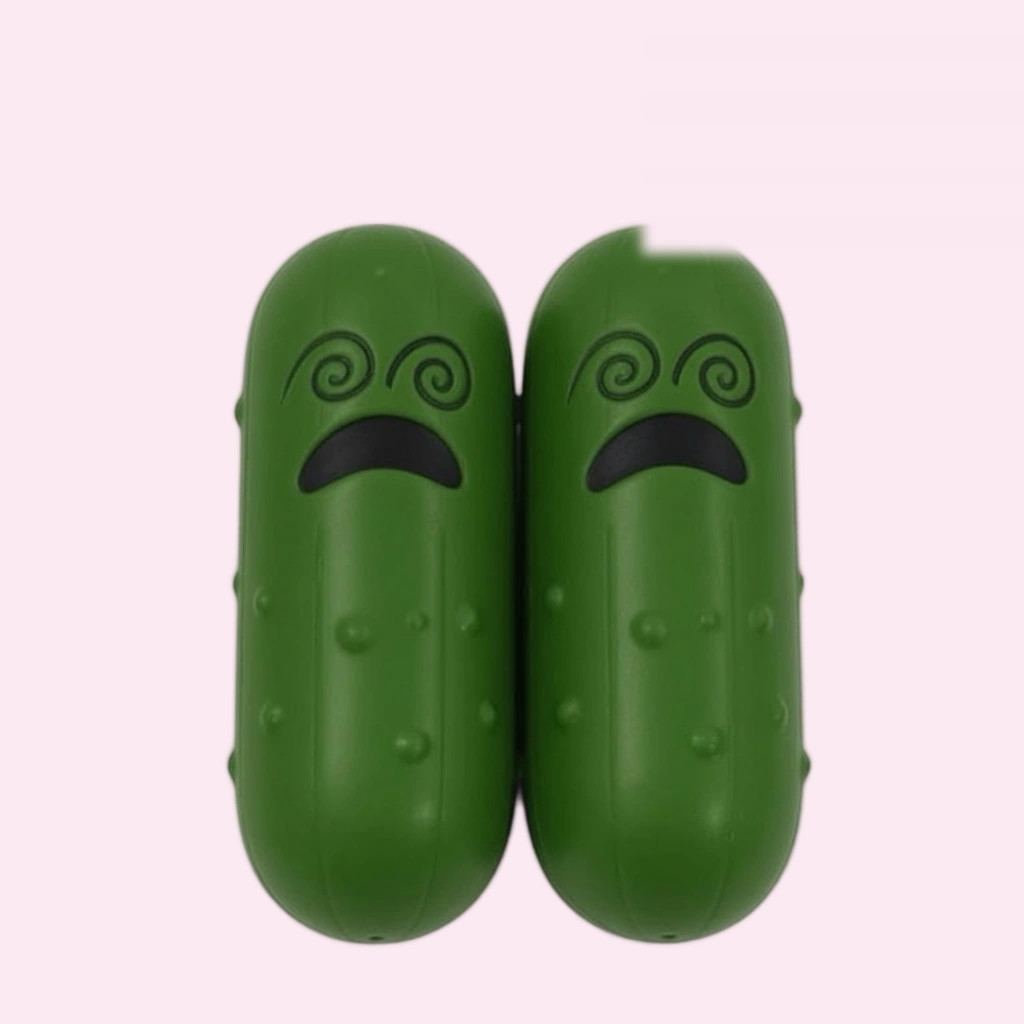 2 Pack Pickle Squishy, Double the Squeeze to Share