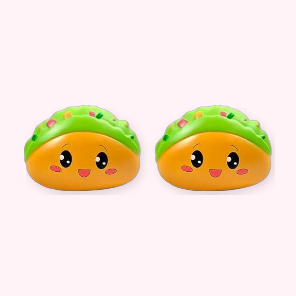 2 Pack Taco Squishy Set, Scented Slow Rising Squeeze Toy
