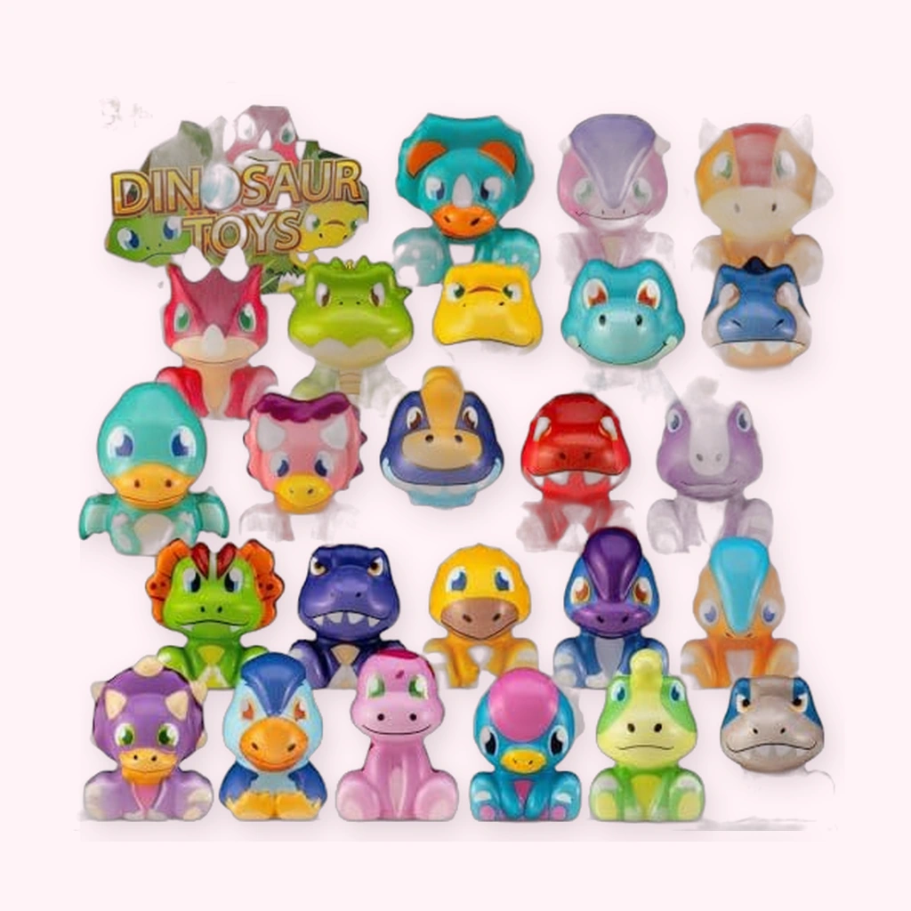 24 Pack Dinosaur Squishy Toys for Kids Party Favors