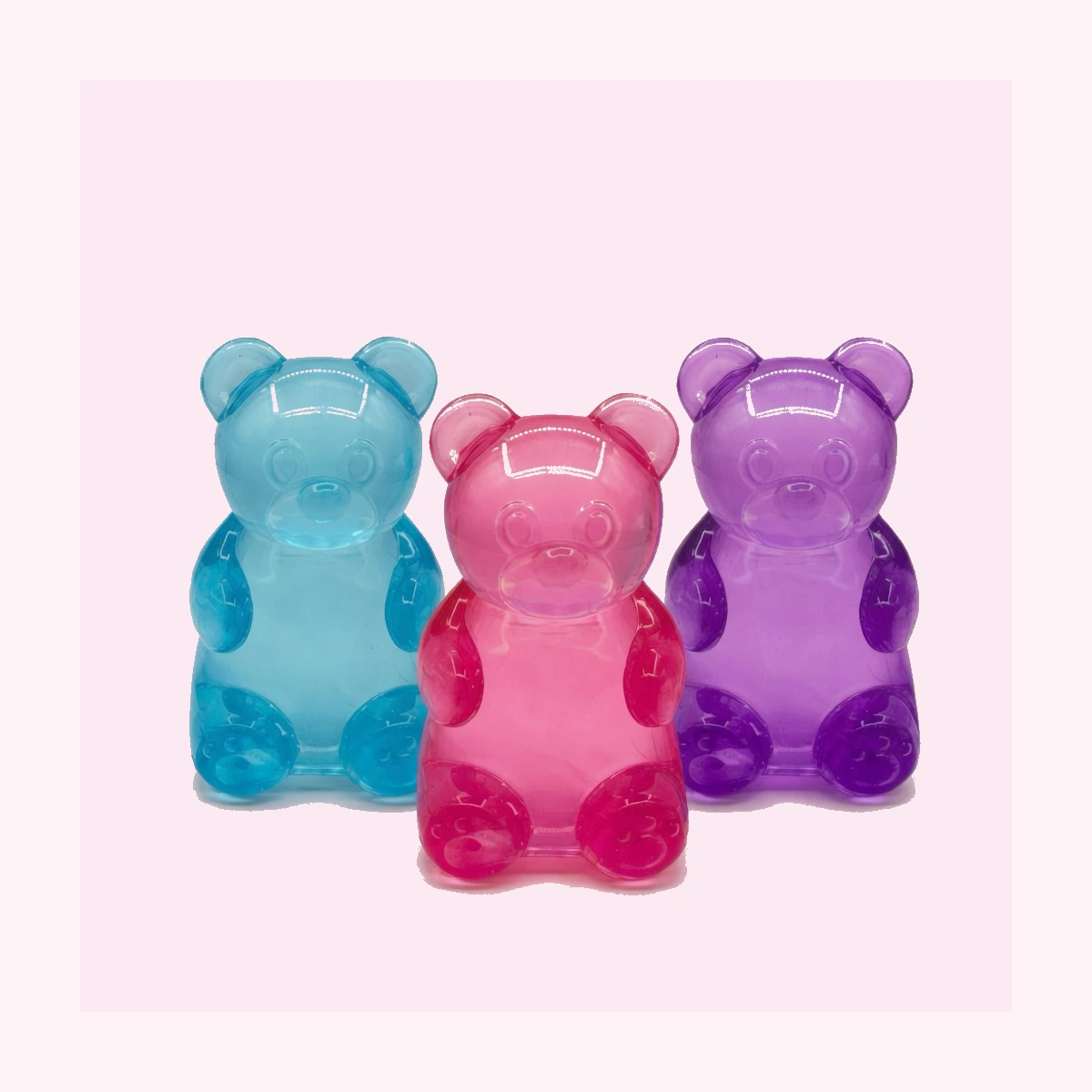 3 Pack Jumbo Jelly Bear Squishy Oversized Squeeze Toys