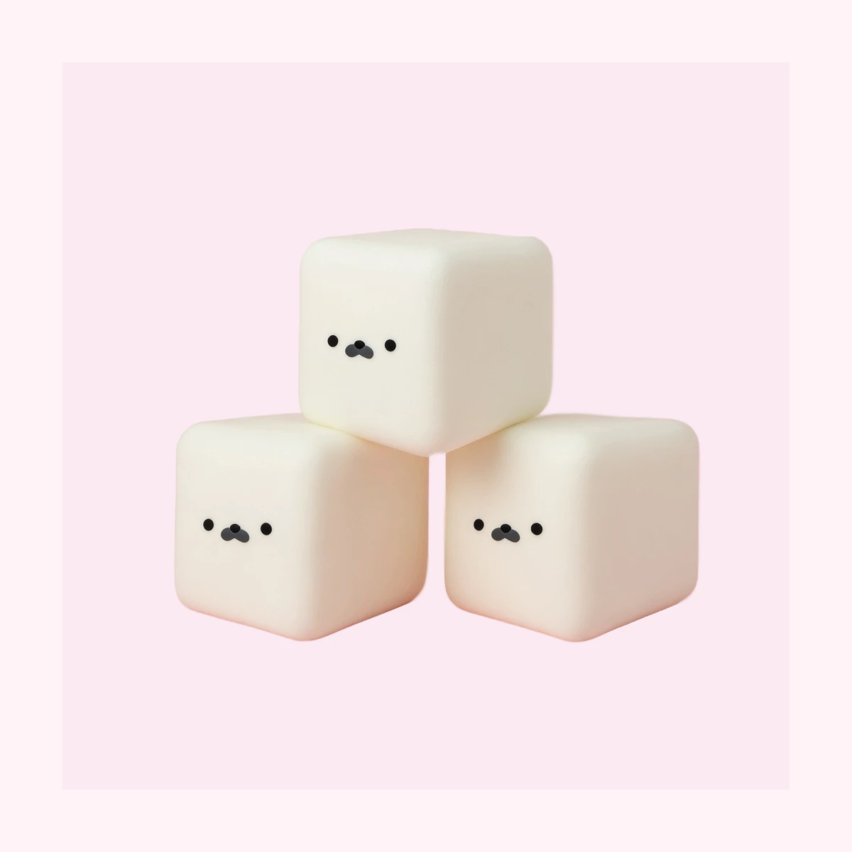 3 Pack Milk Carton Squishy Moldable Seal Dough Cubes