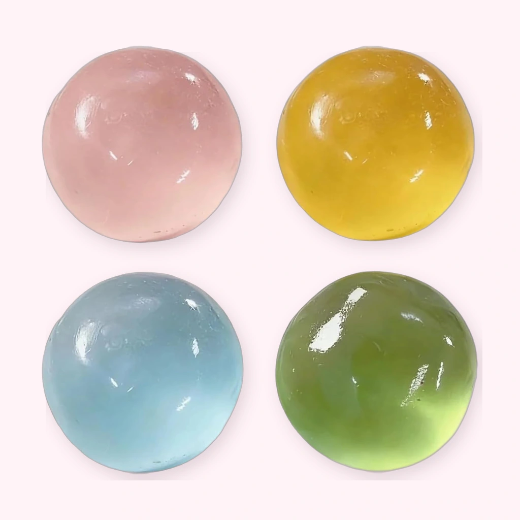 4 Pack Coconut Oil Squishy, Shareable Squeeze Set