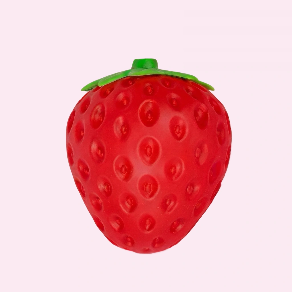5.9 inch giant strawberry squishy slow rising squeeze stress toy
