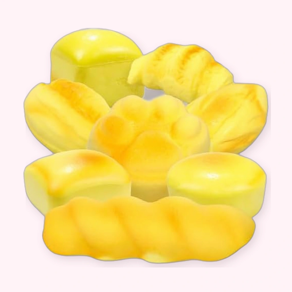 8 Pack Bread Squishy - Bulk Bakery Slices for Sharing