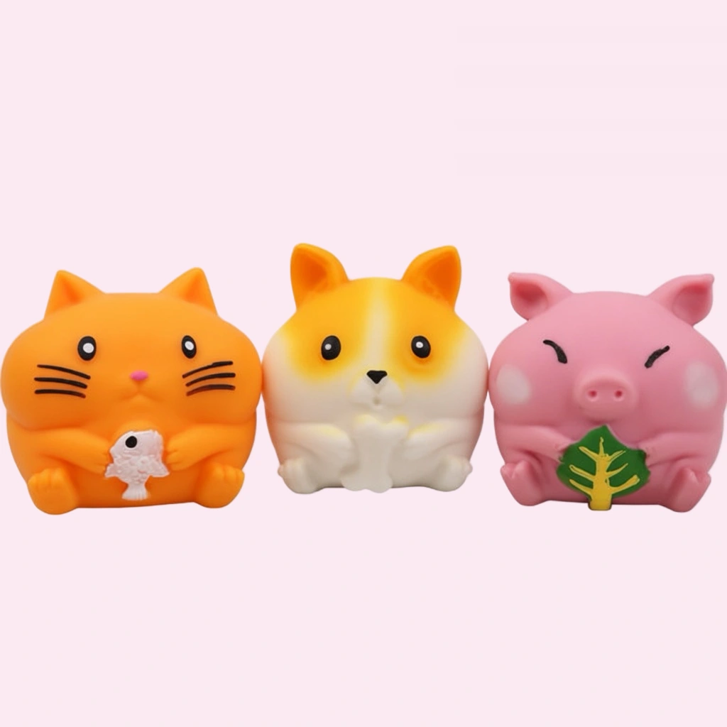 animal gel ball squishy cat corgi pig squeeze toys