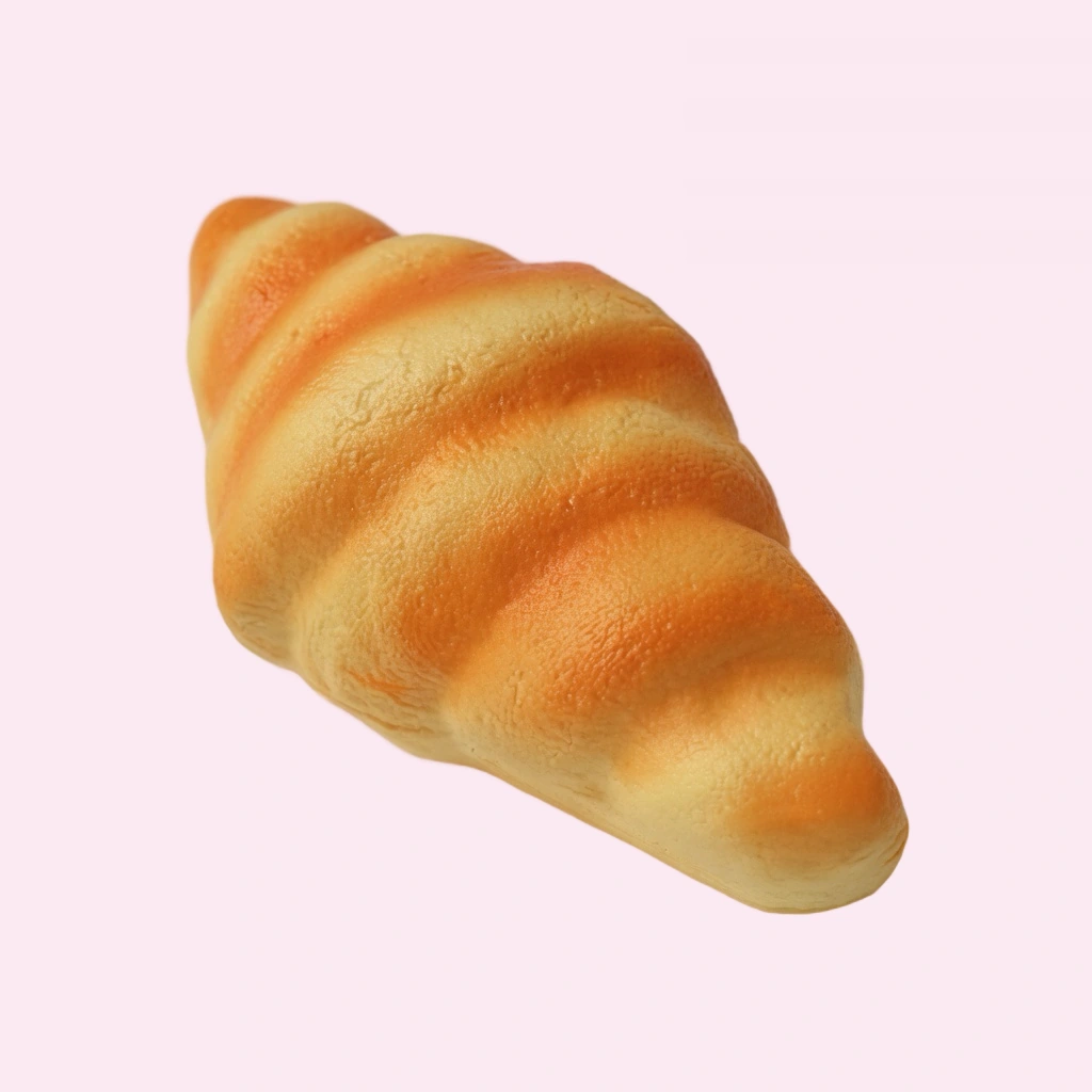 Duży Croissant gniotek, 6-calowy miękki, wolno odzyskujący kształt zabawka do ściskania