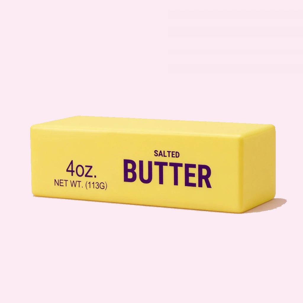 Yellow butter stick pea pod squishy slow rising fidget toy