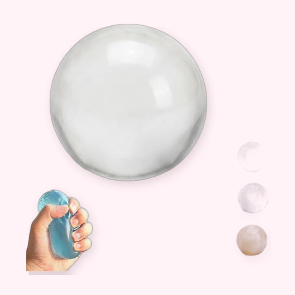 Clear Coconut Squishy Jelly Slow Rising Sensory Stress Toy