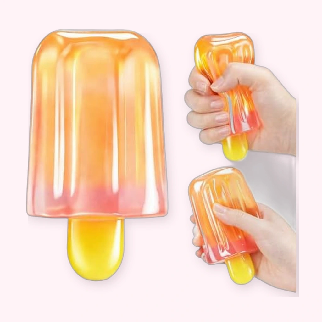 Eis-Squishy — taschengroßes Fidget bei Anspannung