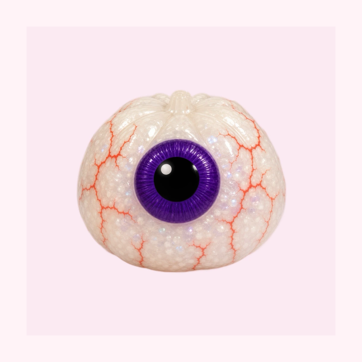 Bloodshot Eyeball Squishy Toy — Bead-Filled Eye Stress Ball